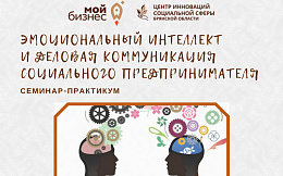 18 мая 2018 года состоится семинар-практикум «Эмоциональный интеллект и деловая коммуникация социального предпринимателя»